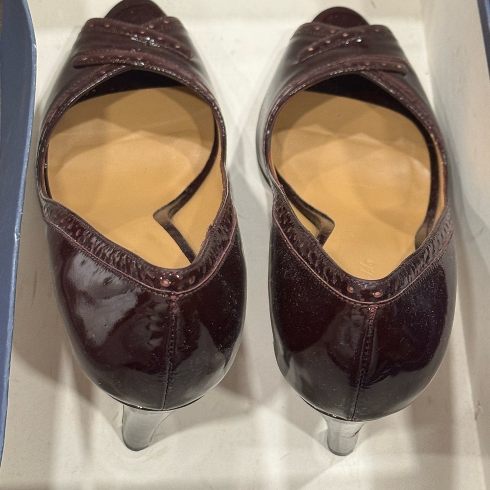 Faconnable Dark Red Patent Heels